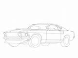 Mustang Boss 1969 Ford 429 Drawing Deviantart Getdrawings Vector sketch template