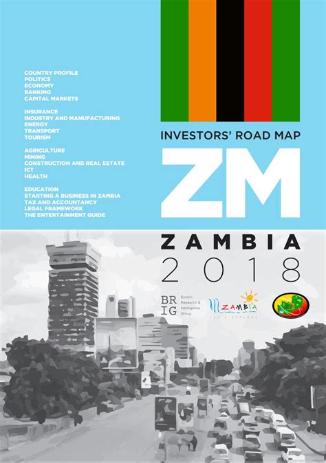 the investors road map zambia 2018 by boston research and intelligence