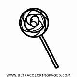 Lecca Colorir Pirulito Lutscher Lollipop Ultracoloringpages sketch template