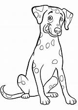Dalmatiner Ausmalbilder Ausmalbild Hund Ausmalen Ausdrucken Malvorlagen sketch template
