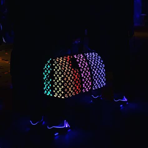 instagrammers  crazy   lv glow   dark bag mens folio malaysia
