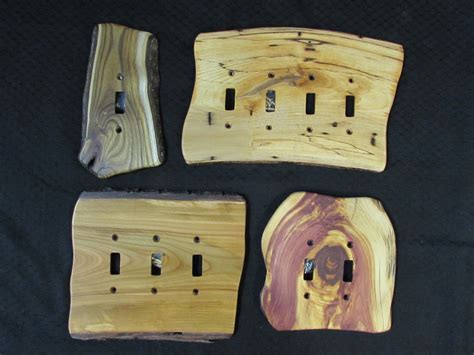 wood switch plate covers sisters log furniture