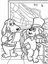 Coloring Pages Printable Puppy Poundpuppies 1980s Pound Sheets Crafts Adult Color Lab sketch template