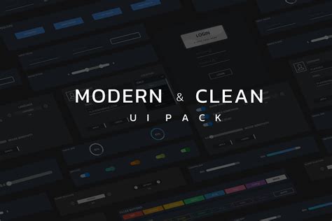 modern  clean ui pack  gui unity asset store