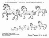 Horse Passant Traceable Pdf sketch template