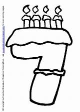 Birthday Coloring Happy Clipart sketch template
