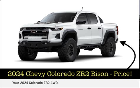 news  chevy colorado zr bison    hefty premium   truck   level
