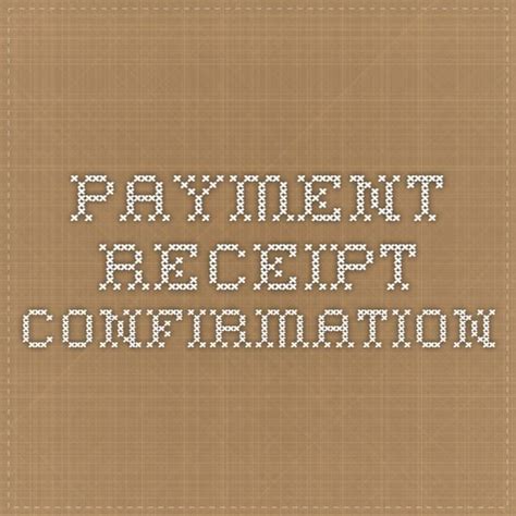 payment receipt confirmation receipt delivery service delivery