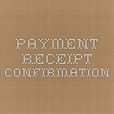 payment receipt confirmation receipt delivery service delivery
