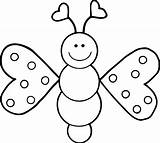 Butterfly Coloring Cartoon Pages Girl Clip Bugs Size Butterflies Printable Color Girls Cute Sheets Wecoloringpage Kids Freebie Clipartmag Flowers Little sketch template