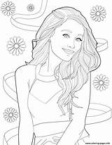 Grande Coloring Ariana Pages Printable Print Color Info sketch template