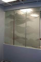 Etched Glass Walls
