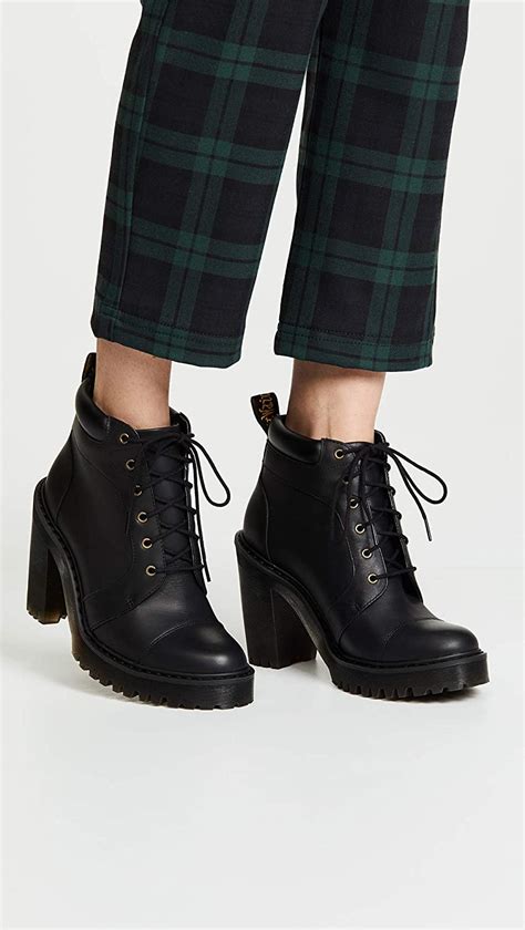 dr martens womens averil fashion boot black sendal size  ebay