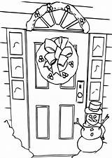Door Coloring Pages Door4 sketch template