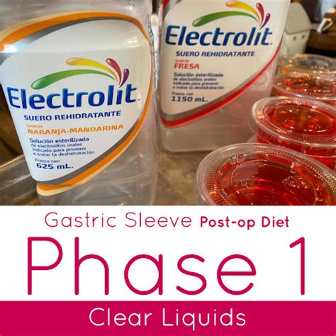 phase   bariatric clear liquid diet