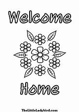 Welcome Coloring Pages Back Print Adults Kids Printable Color Pdf Library Getcolorings Popular Coloringhome sketch template