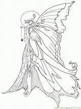 Pages Coloring Advanced Fairy Getcolorings Challenging Fantasy sketch template