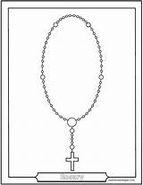 Rosary Coloring Pages Kids Catholic Prayer Print Mysteries Praying Beads Holy Cards Catechism Bead Colour Guide Joyful Tattoo Diagrams Printable sketch template
