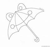 Umbrella Cute Coloring4free Coloring Pages Kids sketch template
