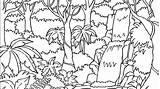 Jungle Leaves Drawing Getdrawings Coloring sketch template