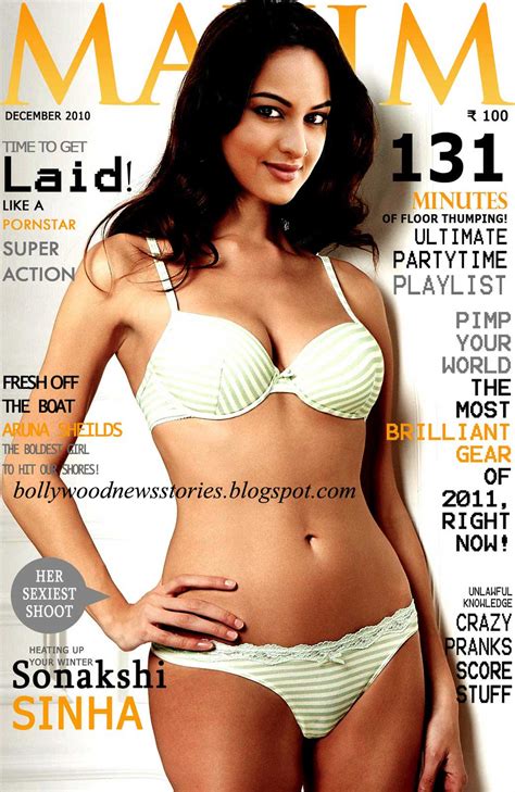 Latest News Fake Pictures Of Sonakshi Sinha In A Bikini On Maxim