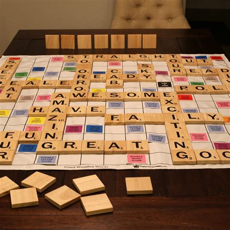 giant scrabble game