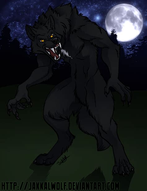 lsc rem  werewolf  jakkalwolf  deviantart