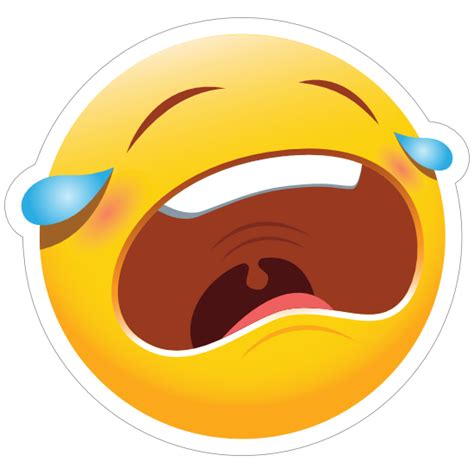 cute crying emoji sticker