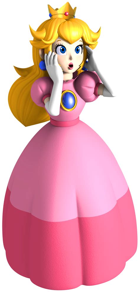 princess peach side profile