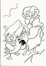 Coloring Pages Disney Mermaid Ariel Choose Board Little Scuttle sketch template
