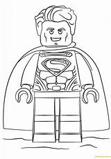 Pages Lego Heroes Super Coloring Superman Dolls Toys sketch template