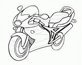 Coloring Motocykle Kolorowanki Bicicleta sketch template