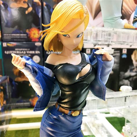 Sexy Anime Figurine Dragon Ball Z Android 18 Action Figure Model Pvc