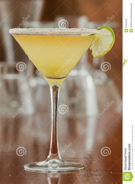 Margarita Martini Stock Image Image Of Alcohol Garnish 31155315