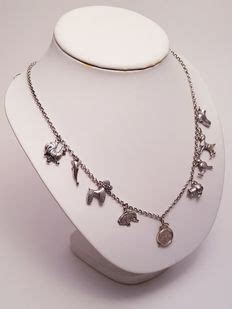 veilinghuis catawiki  zilver vintage bedel halsketting vintage sieraden sieraden