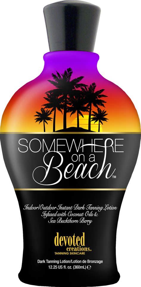 Devoted Creations Somewhere On A Beach Indoor Dark Tanning Lotion 12 25 Oz