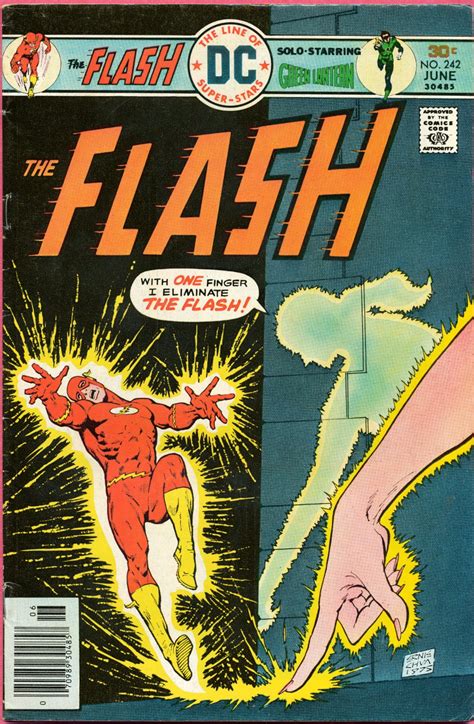 Flash 242 Bronze Age 6 76 Dc Comics Barry Allen Green