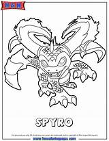 Skylanders Spyro Swap Cynder Hmcoloringpages sketch template