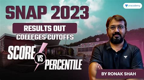 Snap 2023 Results Out Score Vs Percentile Ronak Shah Youtube