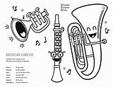 Pages Clarinet Mandolin Bestcoloringpagesforkids sketch template