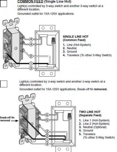 leviton power outlet wiring diagram semashowcom