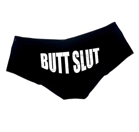 Butt Slut Panties Anal Sex Sexy Fun Funny Booty Womens Etsy