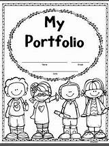 Preschool Editable Printables Ingles Portfolios Leader Portafolio Portadas Carpeta sketch template