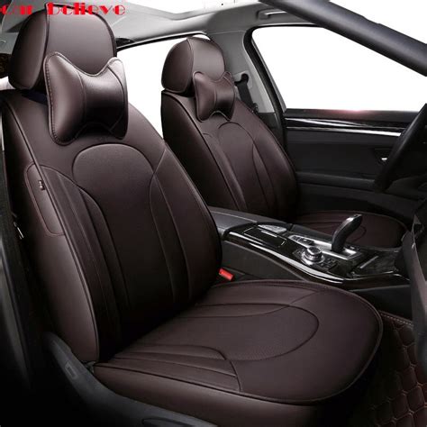 car believe auto automobiles cowhide leather seat cover for toyota rav4