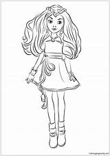 Evie Descendants Pages Wicked Coloring Color Coloringpagesonly sketch template