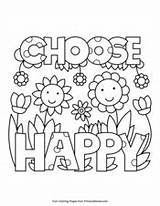 Coloring Positive Pages Printable Messages Choose Board Pdf Adult sketch template