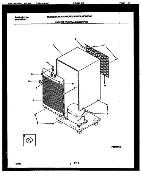 diagram manual hisense dehumidifier parts diagram