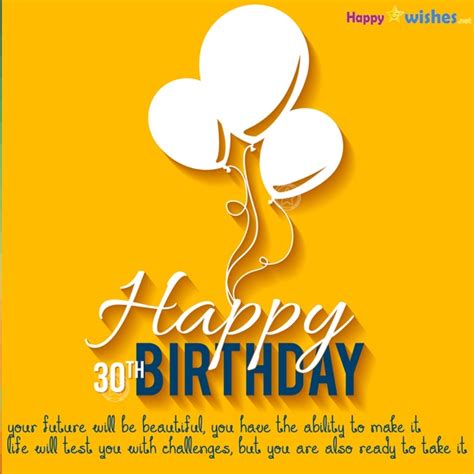 happy 30th birthday wishes quotes and messages