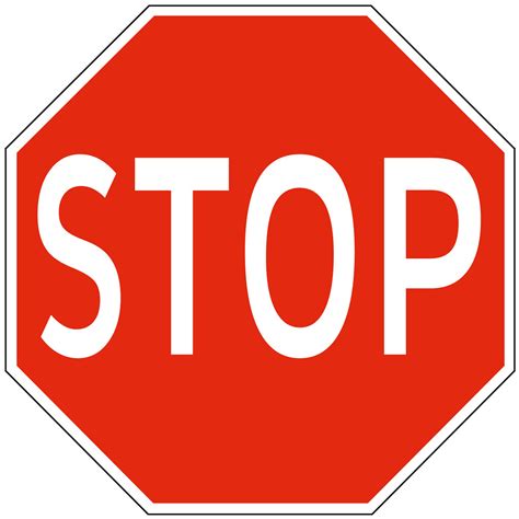 stop sign stop sign red octagon  white letters donkeyhotey