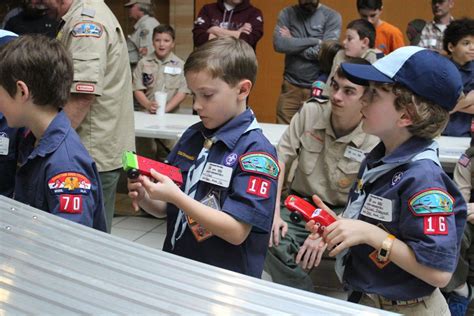gallery choctaw area council boy scouts hold pinewood derby